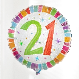 21st Birthday Balloon