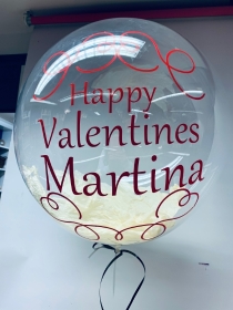 Personalised clear bubble balloon